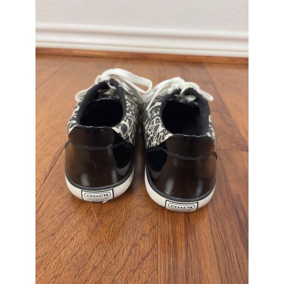 B18 Coach Barrett Cheetah Sneakers Womens 8.5 Y2K Streetwear Animal Print Urban - Picture 6 of 9